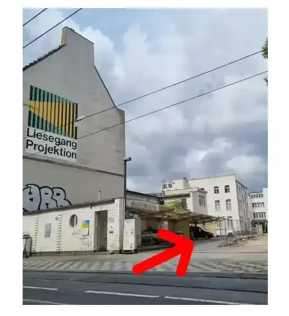Straßenansicht zum Studio Düsseldorf